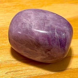 Genuine Purple Lepidolite Tumbled & Polished 💜 3 for $45